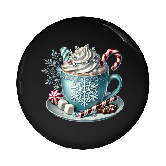 Christmas ice cream, Coquette Chistmas Pin Buttons