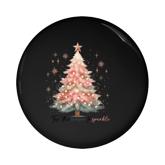 Tis The Season To Sparkle Pin Buttons