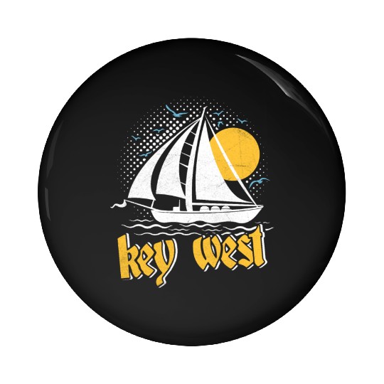 KEY-WEST FLORIDA Sunshine-State West Keys Pin Buttons