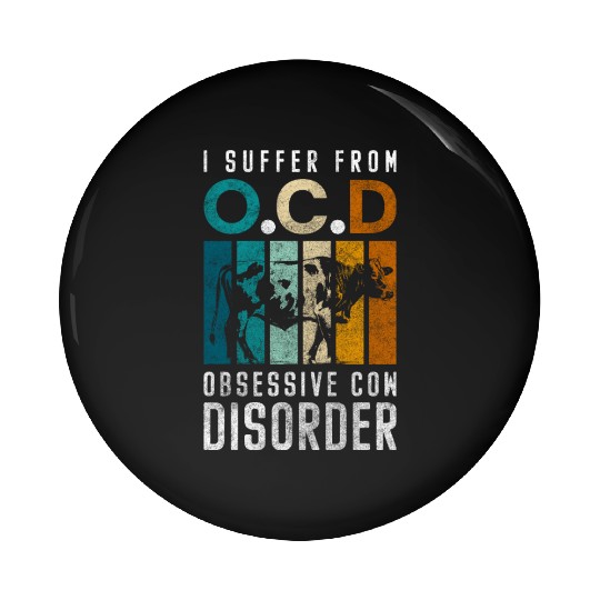 Cattle Farmer Calf Farmer Pin Buttons