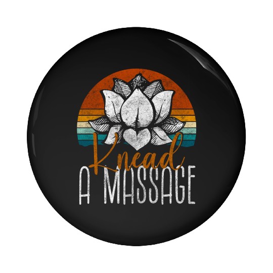 Spa Meditation Massage Youth Pin Buttons