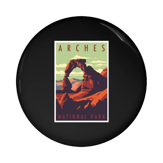 Arches National Park Pin Buttons