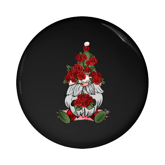 Gnomes Valentines Revelin, Valentines Retro Pin Buttons