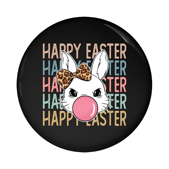Happy Easter Bunny, Easter Day Pin Buttons