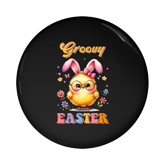 Happy Easter Day, Cute Easter Pin Buttons