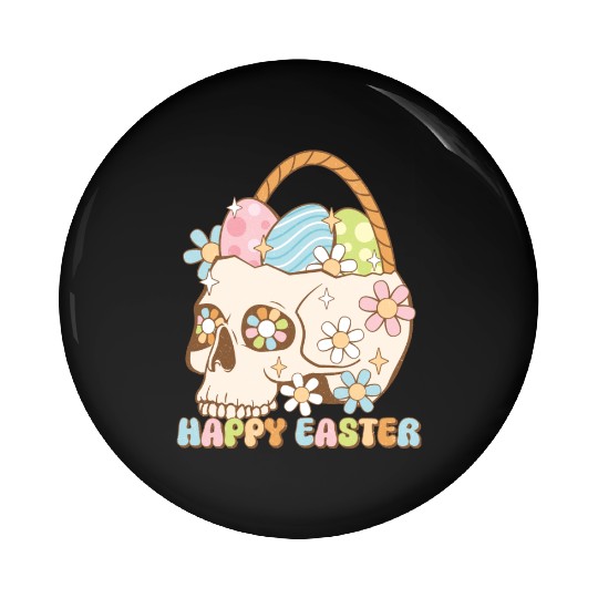 Happy Easter Day, Cute Easter Pin Buttons