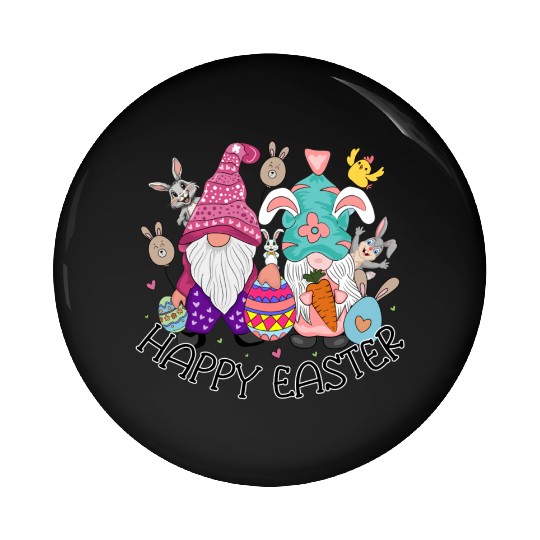 Happy Easter Day, Cute Easter Pin Buttons