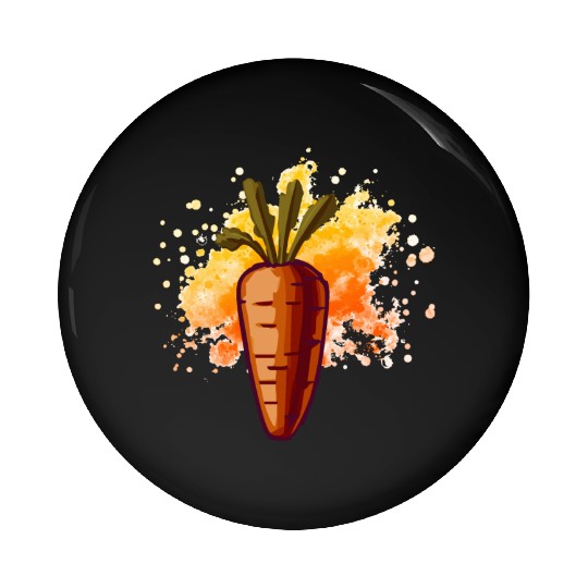 Vegetarian Veganer Carrot Pin Buttons