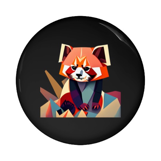 Angry panda Pin Buttons