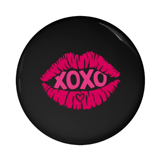 XOXO Valentine Sublimation Pin Buttons