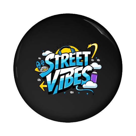 Street Vibes Pin Buttons: Urban Art & Youth Energy