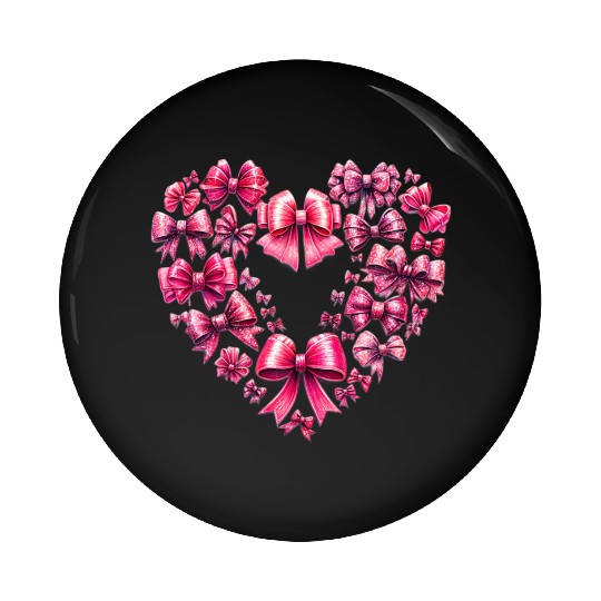 Valentines Day, Retro Valentine, Coquete Valentine Pin Buttons