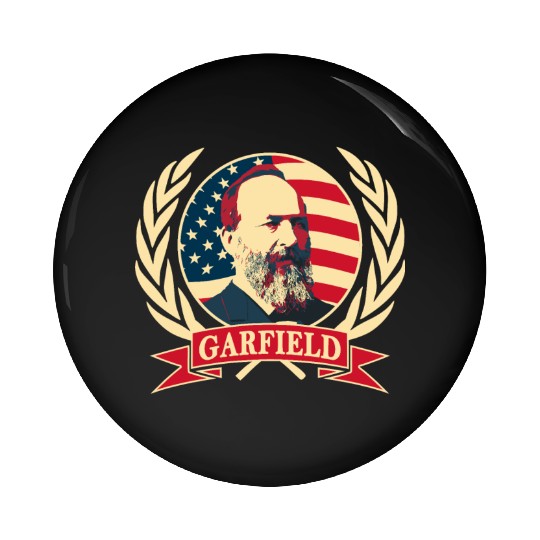 President James Abraham Garfield Pin Buttons