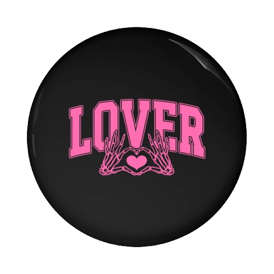 Skeleton Hand Heart Lover Valentine's Day Design Pin Buttons
