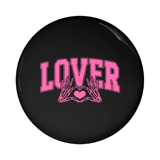 Skeleton Hand Heart Lover Valentine's Day Design Pin Buttons