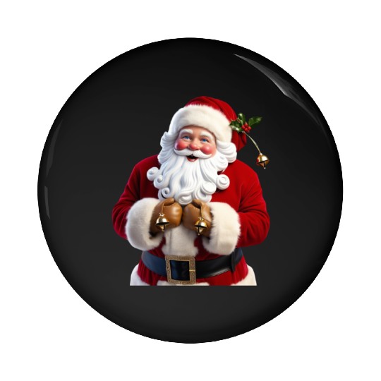 Santa Claus Pin Buttons