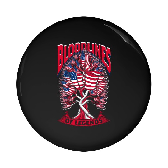 Genealogy Genealogist USA American Ancestry Pin Buttons