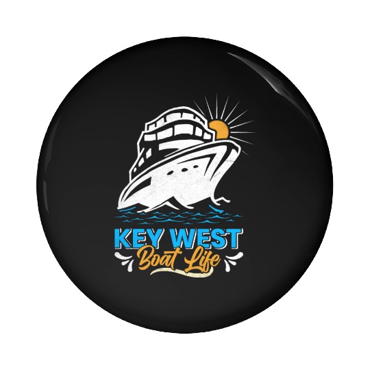 KEY-WEST BOAT LIFE Sailing Florida Keys West Keys Pin Buttons