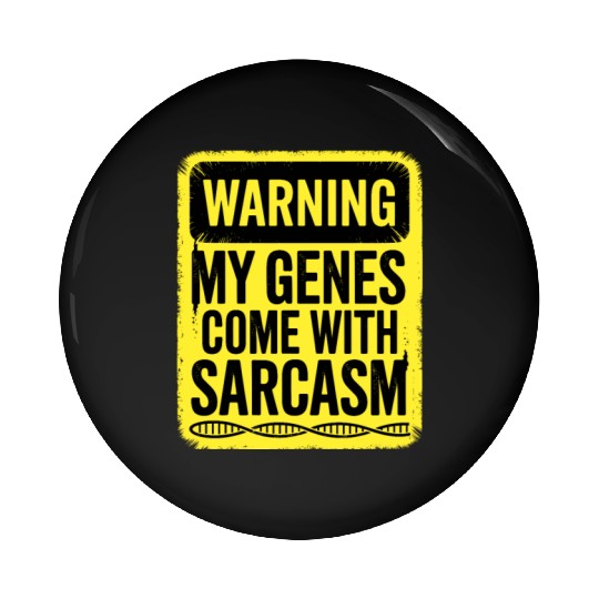 Sarcastic Genealogy DNA Test Genetics Biologist Pin Buttons