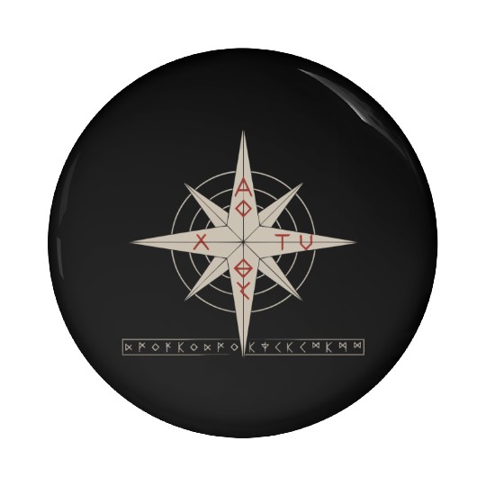 Asatru Valhalla Scandinavian Pride Norsemen Viking Pin Buttons