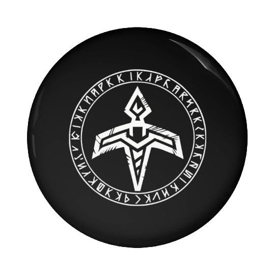 Asatru Valhalla Scandinavian Pride Norsemen Viking Pin Buttons