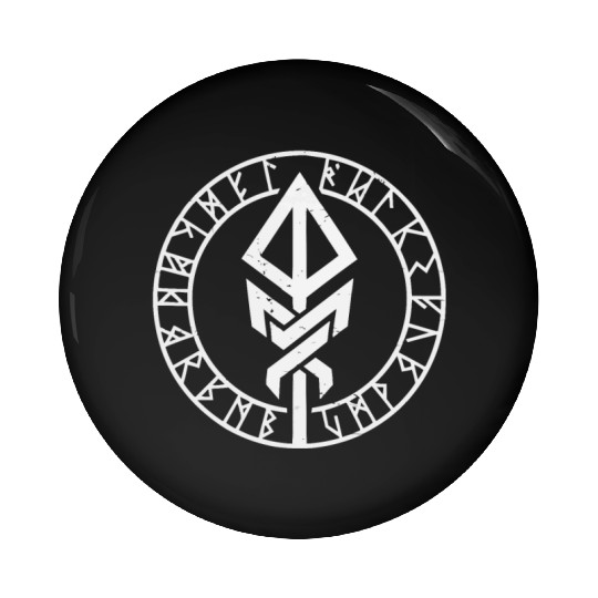 Asatru Valhalla Scandinavian Pride Norsemen Viking Pin Buttons
