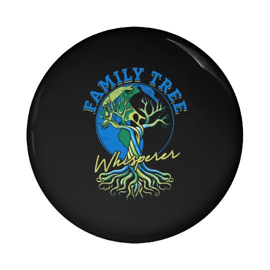 Genealogy Genealogist Family Tree Whisperer Pin Buttons