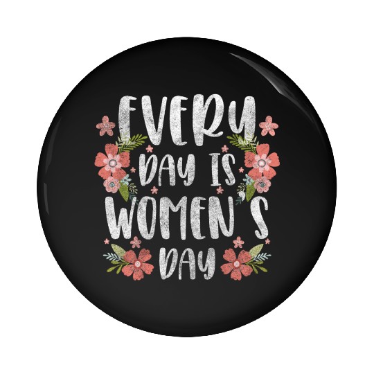 Women's Day Power Important Frida Pin Buttons