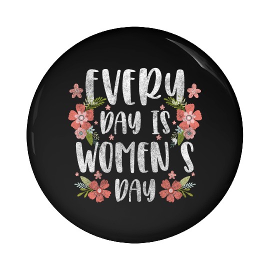 Women's Day Power Important Frida Pin Buttons