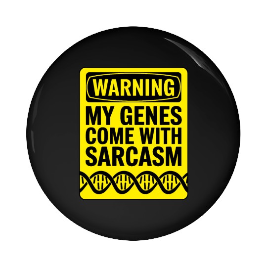 Sarcastic Genealogy DNA Test Genetics Biologist Pin Buttons