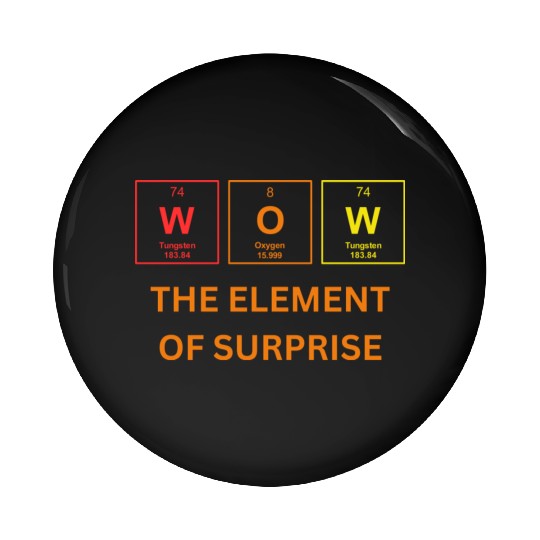 THE ELEMENT OF SURPRISE Pin Buttons