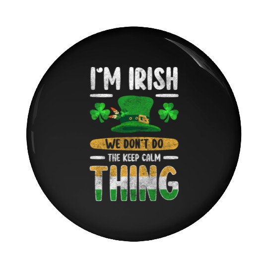 Ireland Vacation Ready Traveler St. Patrick Pin Buttons