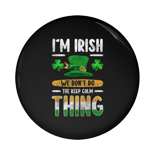 Ireland Vacation Ready Traveler St. Patrick Pin Buttons