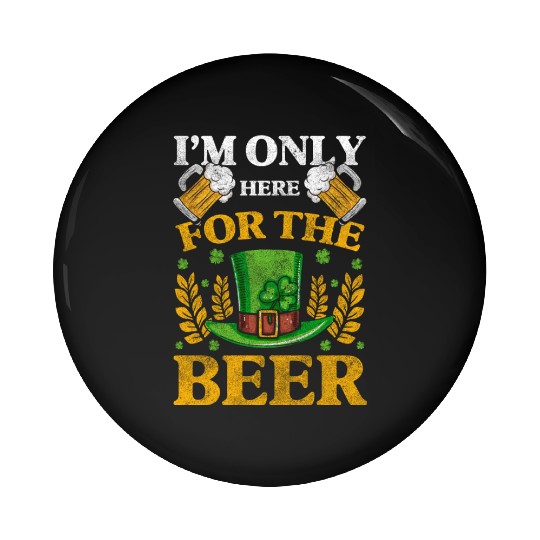 Pub Shamrock Pot World Tour Pin Buttons