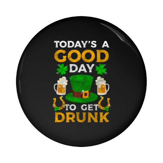 Pub Shamrock Gold World Tour Pin Buttons