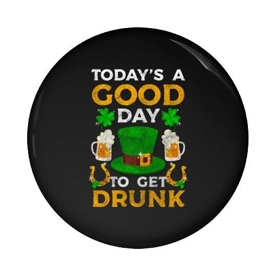 Pub Shamrock Gold World Tour Pin Buttons