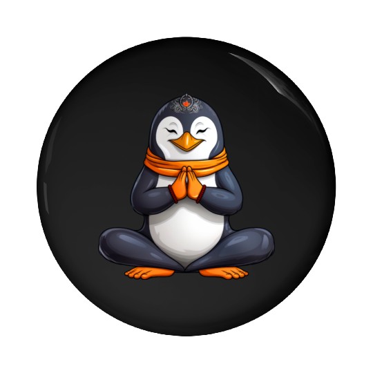 Yogi Penguin Pin Buttons