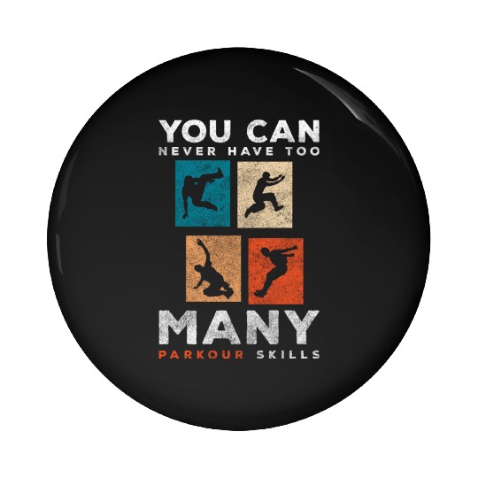 Freerunner Extreme Sport Underground Adventure Pin Buttons