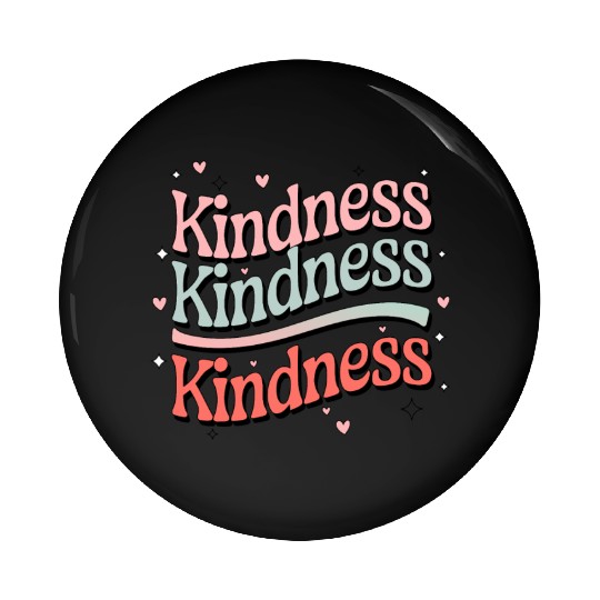 Kindness in Pastels - Spread the Love Pin Buttons