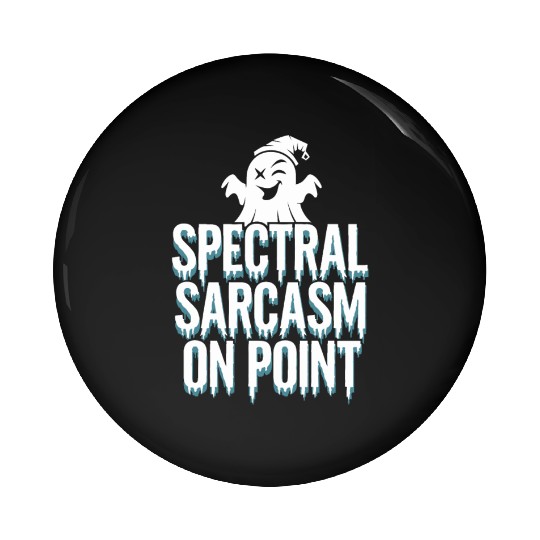 Paranormal Comedy Funny Ghost Humor Lighthearted Pin Buttons