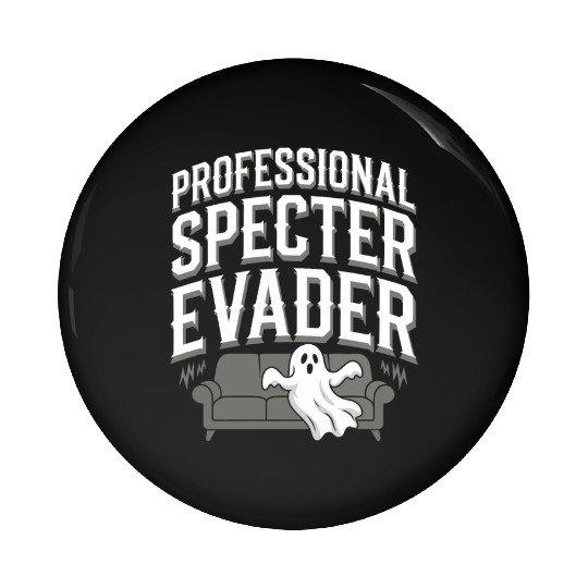 Paranormal Comedy Funny Ghost Humor Lighthearted Pin Buttons