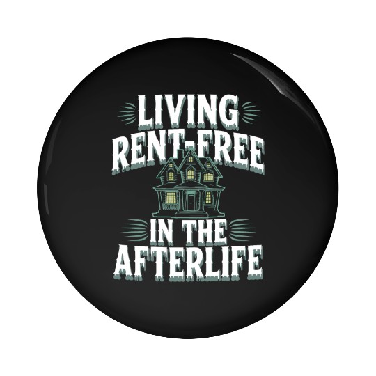 Paranormal Comedy Funny Ghost Humor Lighthearted Pin Buttons