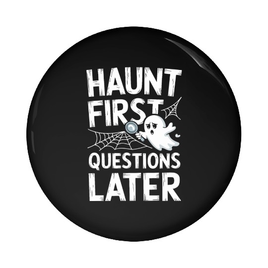Paranormal Comedy Funny Ghost Humor Lighthearted Pin Buttons