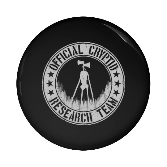 Cryptid Research Team Sirenhead Aliens Siren Head Pin Buttons