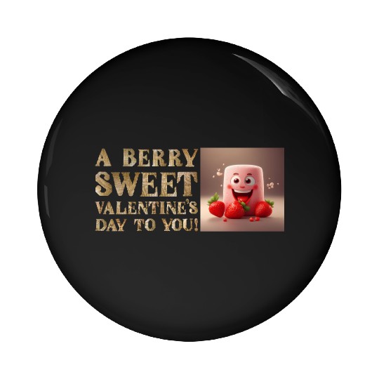 A Berry Sweet Valentine's Day Pin Buttons