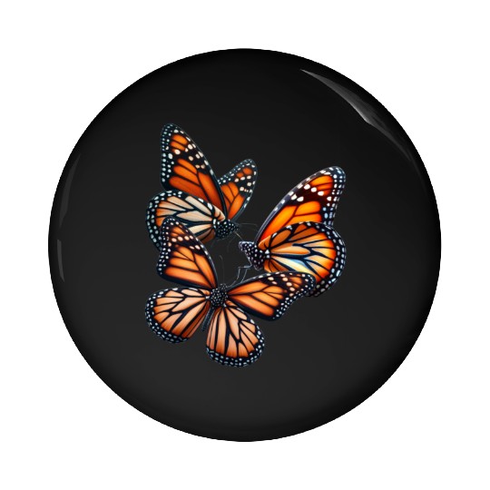Monarch Butterflies Butterfly Lover Lepidopterist Pin Buttons