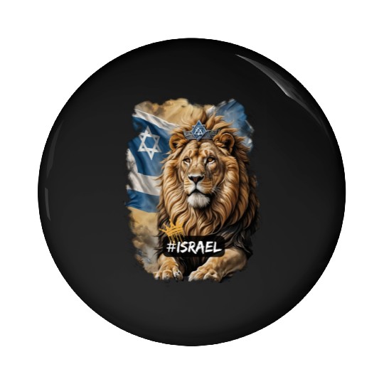 lion of judah - israel Pin Buttons