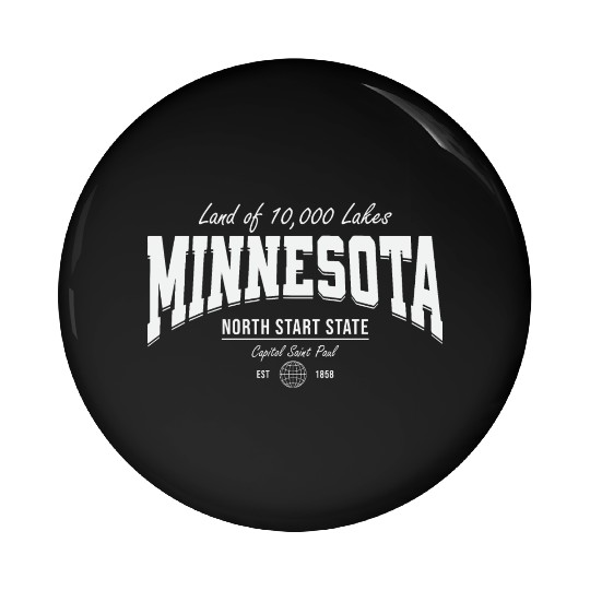 Minnesota Land of 10,000 Lakes Pin Buttons