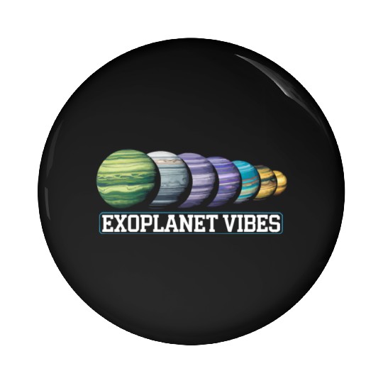 Exoplanet Universe Space Astronomer Astronomy Pin Buttons