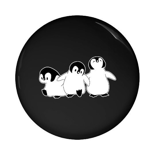 Cute Penguins Pin Buttons